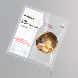 JMSOLUTION Тканевая премиум-маска с золотом и икрой Active Golden Caviar Mask Premium (33 мл)  фото 3