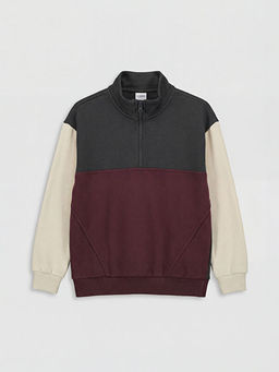 Dik Yaka Erkek ?ocuk Sweatshirt