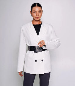 Пиджак #КТ9708, белый