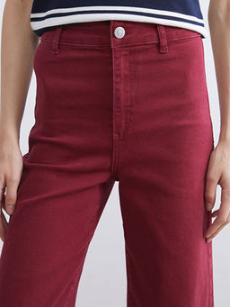 Wideleg Kad?n Jean Pantolon