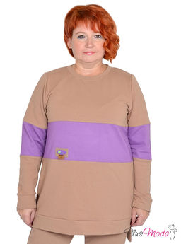 Толстовка Модель №1354 размеры 44-84 - Plusmoda фото 2