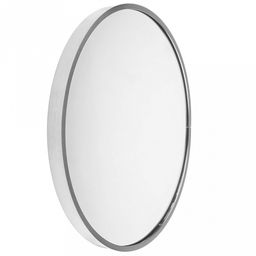 Зеркало настенное, интерьерное д100см, алюминиевая рама ширина 2,7см, цвет - серебро (Китай)