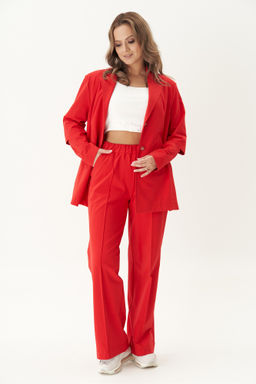 Костюм брючный 4777 красный - Fantazia mod фото 3