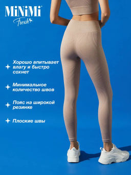 НОВИНКА!!! Леггинсы Minimi Mi 2911As Fresh в рубчик (кашкорсе) фото 14
