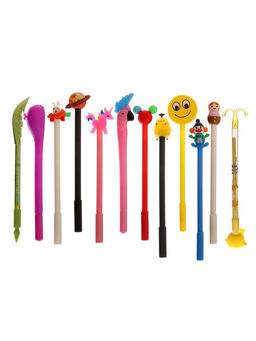 Цена за 2 шт. Ручка гелевая-прикол Курица МИКС