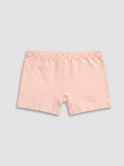 Pamuklu Bask?l? K?z ?ocuk Boxer