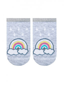 Цена за 2 пары Conte-kids ACTIVE (ультракороткие) св.серый