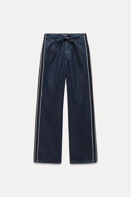 JEANS WITH SIDE STRIPES - Zara фото 4