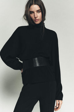 KNIT BATWING SLEEVE JUMPER - Zara фото 2