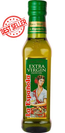 Масло оливковое нерафинированное высшего качества Extra Virgin "La Espanola" ст./б (0,229 кг/0,25 л)