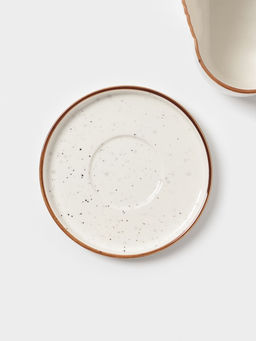 Чайная пара Magistro Queil, 2 предмета: чашка 250 мл, тарелка d=13.6 см, фарфор, белый