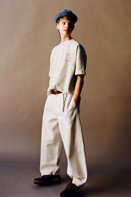 CAMISETA RAYAS Y ETIQUETA / rayas - Zara фото 5