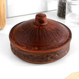 Жаровня с крышкой «Вьюнок», 0.65 л. 9.5×15×15 см