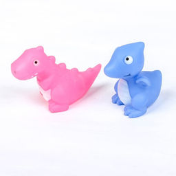 Игрушки - пищалки для купания в ванне «Динозаврики», набор 2 шт., МИКС