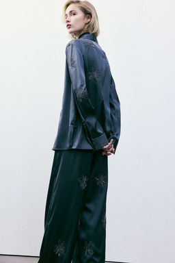 Pantalon bordado - H&m фото 3