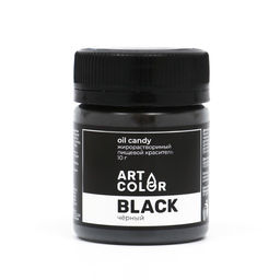 Сухой краситель Art Color Oil Candy жирорастворимый, черный, 10 г