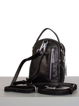 LACCOMA рюкзак 18147-черный натуральная кожа полиэстр  фото 2