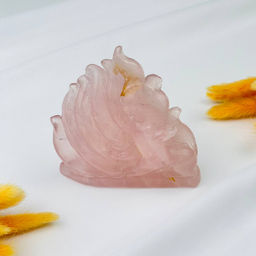 Лиса Кицунэ из Розового кварца - Радуга самоцветов фото 3