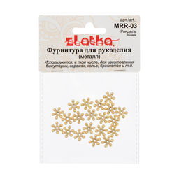 Zlatka Рондель MRR-03 10 мм 20 шт 02 под золото  фото 3