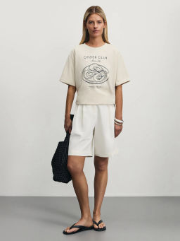 Футболка оверсайз с принтом / Zarina  фото 2