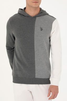 U. S. Polo Assn Мужской свитшот антрацитового меланжа - U.s. polo assn фото 21