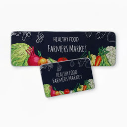 Набор ковриков для кухни Этель Farmers, 2 шт., 4060 см, 40120 см