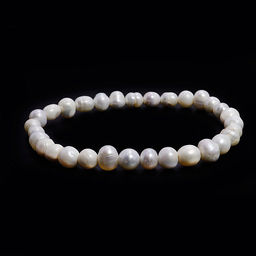 Браслет из натурального морского жемчуга-оберег на процветания и счастья