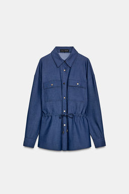 SAFARI SHIRT WITH DRAWSTRING