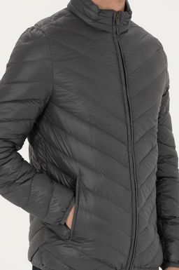U. S. Polo Assn / Мужское пальто антрацитового цвета - U.s. polo assn фото 20