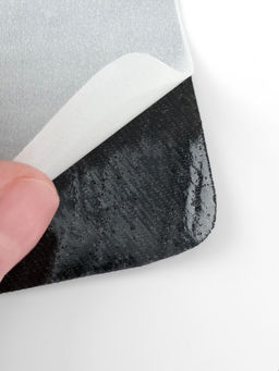 Цена за 10 шт. Заплатки для одежды, 5.5×5.5 см, клеевые, 2 шт., чёрные