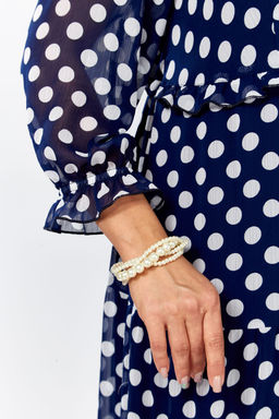 Платье LADY SECRET 25301 мультиколор (синий-горох)