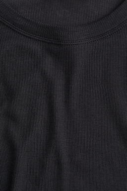 Camiseta en canal? de algod?n pima - H&m фото 6