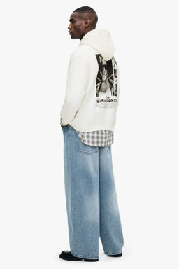 Sudadera estampada con capucha Loose Fit - H&m фото 11