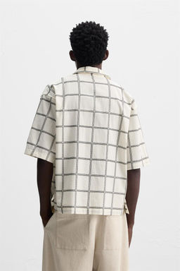 CHECK EMBROIDERED SHIRT - Zara фото 3