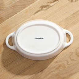 УЦЕНКА Форма для запекания «Долли» 18.5×11×4.5 см белая