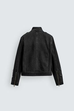 CHAQUETA DENIM ALAMARES BOTONES / Carb?n - Zara фото 11