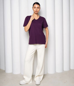 Футболка #КТ899 (2), фиолетовый - Dommod фото 4