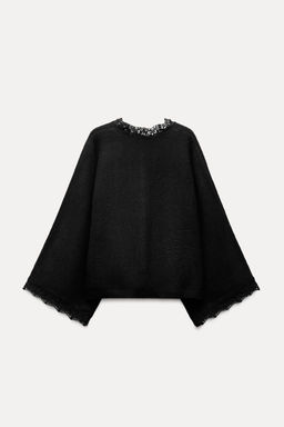 WIDE SLEEVE KNIT JACKET - Zara фото 7