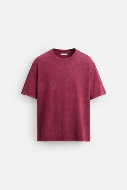 WASHED REGULAR FIT T-SHIRT - Zara фото 14