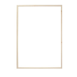 Рама для картин (зеркал) 70×100×2.6 см, дерево, Berta, белая