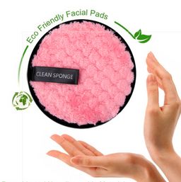 Многоразовый спонж для умывания и снятия макияжа 90CLEAN SPONGE (1 шт.)