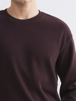 Bisiklet Yaka Erkek Sweatshirt