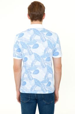 U. S. Polo Assn Мужская темно-синяя футболка с воротником-поло - U.s. polo assn фото 4