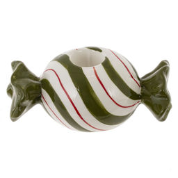 Подсвечник "Конфета", L12 W6 H5 см, 2в.