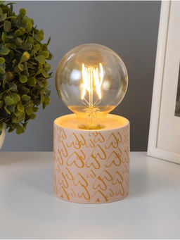 Светильник Цилиндр большие сердца LED 2хАА 8.5?8.5?17 см