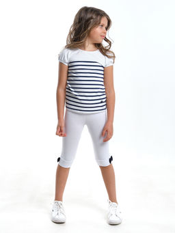 Футболка для девочки UD 0737 белый - Mini maxi фото 7