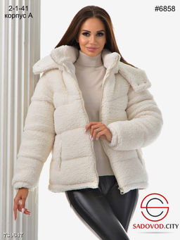 Женская зимняя плюшевая куртка - Bruno фото 5