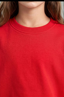 Relaxed Fit Sweatshirt K_z _ocuk - Defacto фото 5