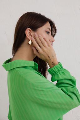 Рубашка базовая летучая мышь со спущенной линией плеча - Martichelli фото 45