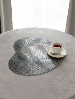 Набор салфеток сервировочных 45x32, 2 шт черный ПВХ - Denastia фото 2